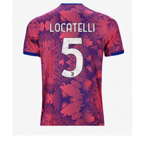 Fotbalové Dres Juventus Manuel Locatelli #5 Alternativní 2022-23 Krátký Rukáv